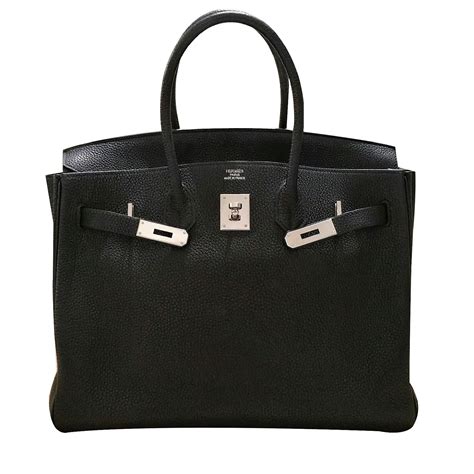 black Hermes handbag